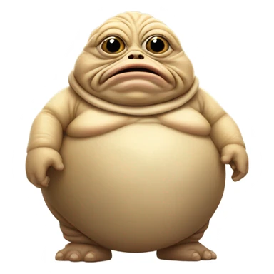 Little baby Jabba the hut  sticker