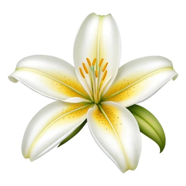 lily flower sticker