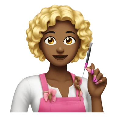 getting nails done sticker