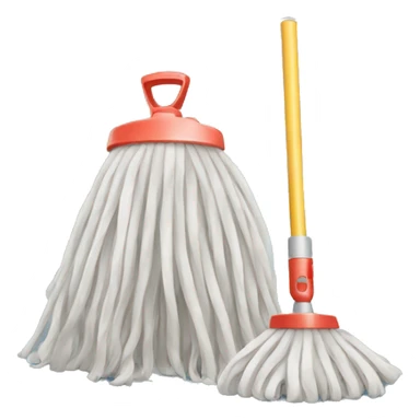 mop and spray crossed sticker