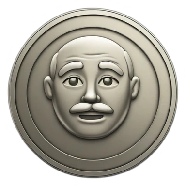 Coin Russian rubl sticker