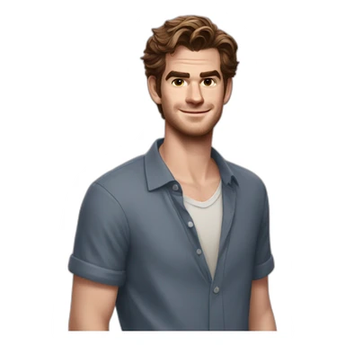 Andrew Garfield boonde sticker