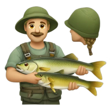 Belarussian fishing club sticker