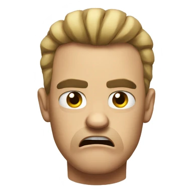 Annoyed angry sticker