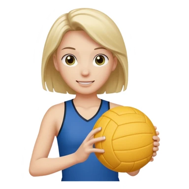 🏐 + 🥺 sticker