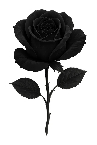 goth flower object remove background    sticker