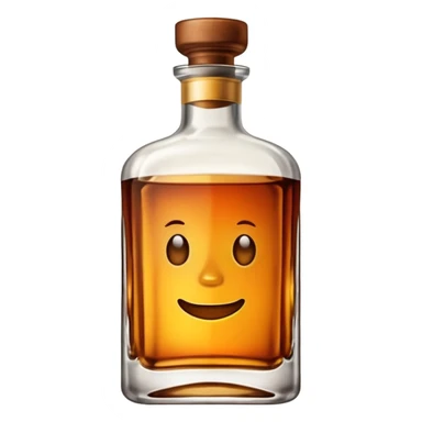 wiskey bottle sticker