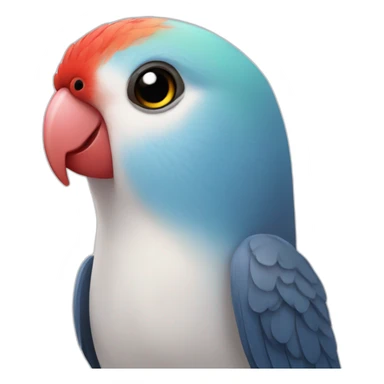 Lovebird sticker