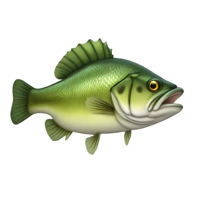 Bass fish  sticker