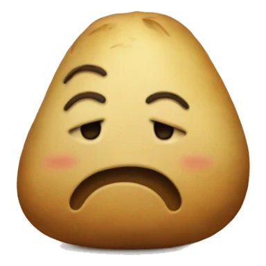 sad patato sticker