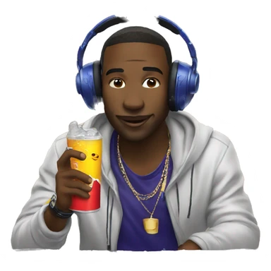 dj drinks redbull sticker