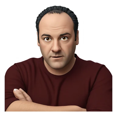 man with black hair and beard sticker