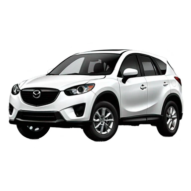white mazda cx-5 sticker