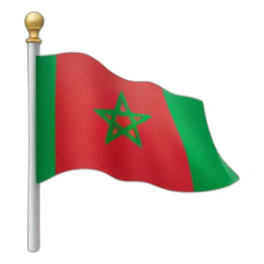 flag morocco sticker