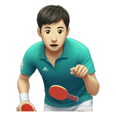 Table tennis sticker