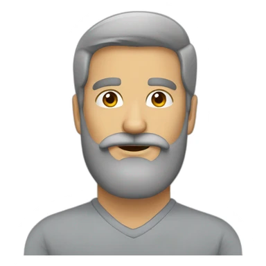 men-beard-grey sticker