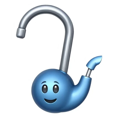 Ein blaues korrekt hake. In einer vierek sticker