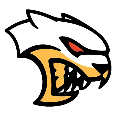 Hellcat SRT logo, bold, aggressive, modern, suitable for automotive branding, sharp lines, dynamic style sticker