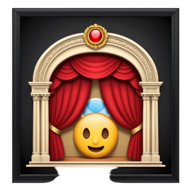 Fan opera theatre sticker