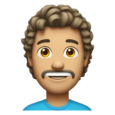 Un hombre con una corona  sticker