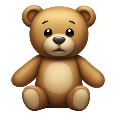 Teddy bear toy sticker