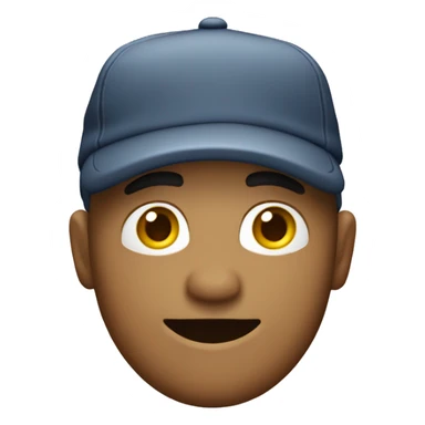 Humano con gorra malo sticker