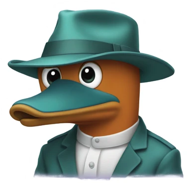 Perry the platypus sticker