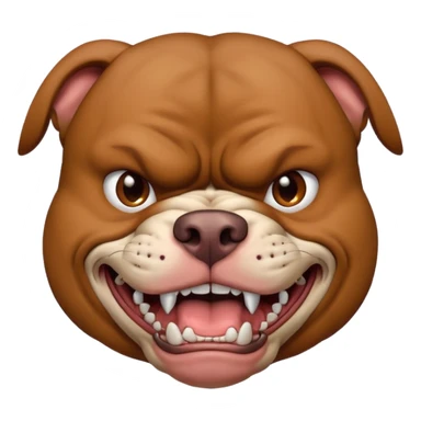 Angry Pitbull sticker