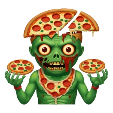 a glitch abomination with hands for a head, a baskeball stomach, pizza eyes, eyepatch, and zombie wounds sticker