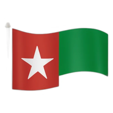 Euskadi flag red green white sticker