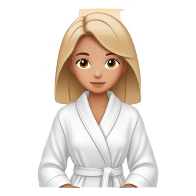girl in spa salon  sticker