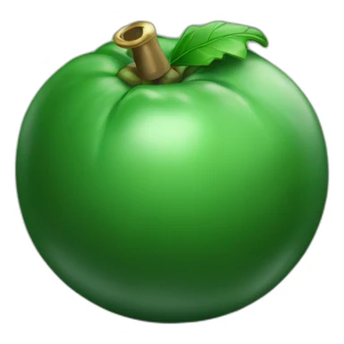 Mate imperial con un anillo piedra verde sticker