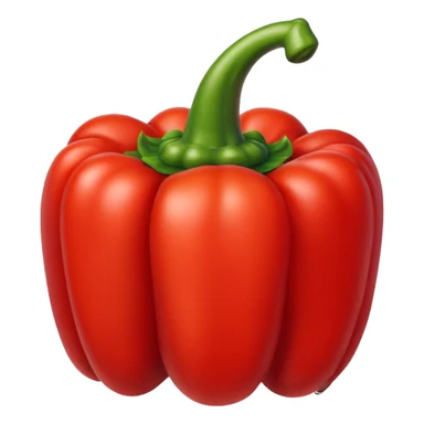 red bell pepper sticker