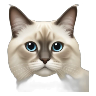 Chat sacré de Birmanie  sticker