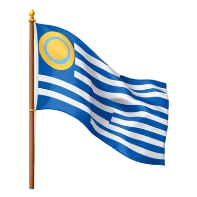 The poguelandia flag from outer banks show sticker