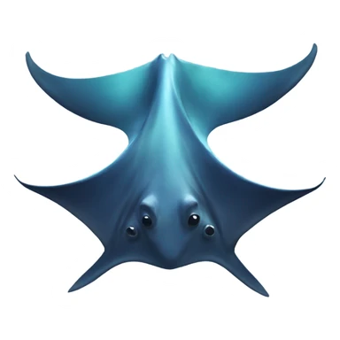 manta ray sticker