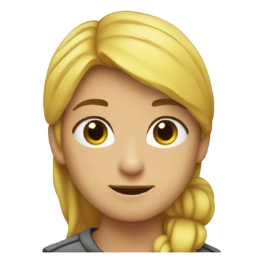 Corazón amarillo kwai sticker