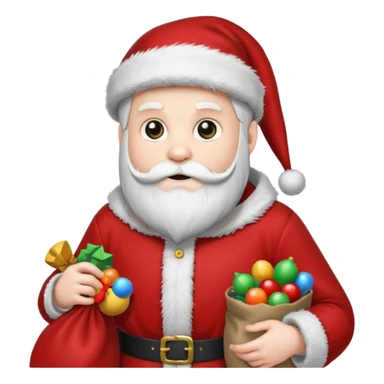 The reaper dressed as santa sticker