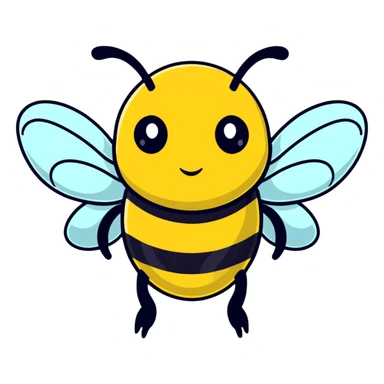 bumble bee sticker