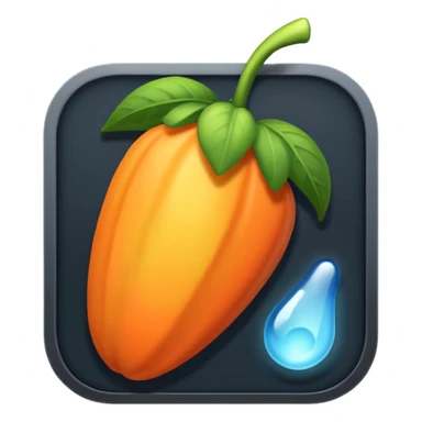 Сделай логотип Fl Studio светящийся sticker