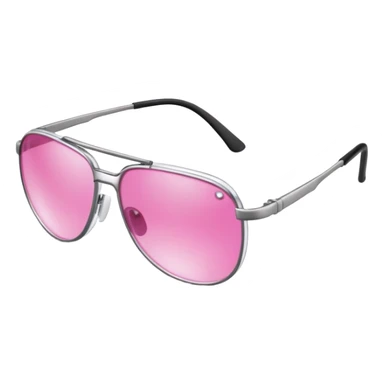 titanium frame safety glasses with splash-resistant pink lenses, premium protection sticker