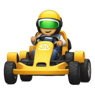 3 Gokart sticker
