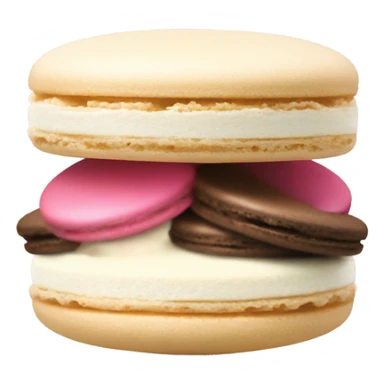 Macaron with cream sticker