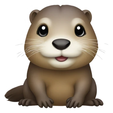 Cute Nutria animal sticker