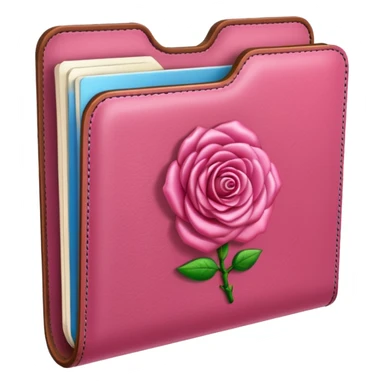 crée moi un dossier de couleur rose  sticker