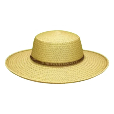 Cinematic Realistic image of a traditional rice farmer's hat, crafted from woven natural fibers with delicate texture details, set against a lush backdrop of vibrant green rice paddies under gentle, early morning light that evokes rural tradition. sticker