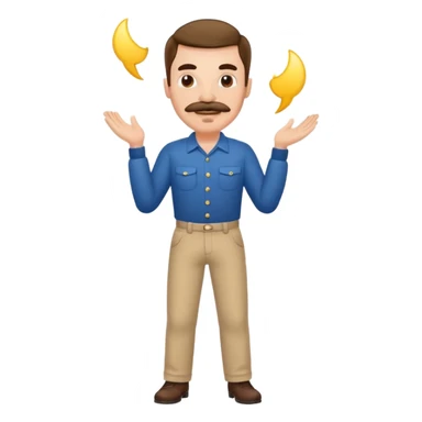 Man shaking ass with a hitler-like appearance  sticker