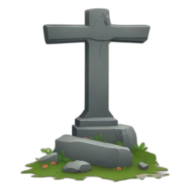 Dumb idiot graveyard sign sticker