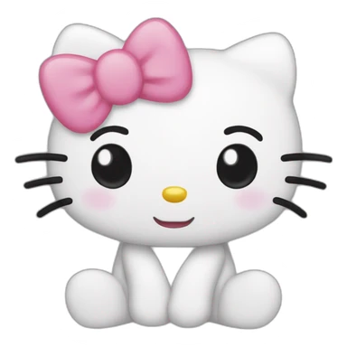 Hello kitty dessin animé sticker
