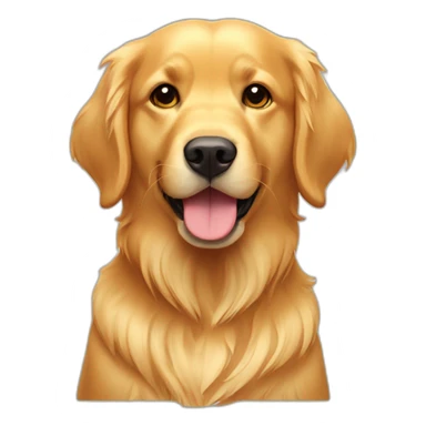 golden retriever morning  sticker